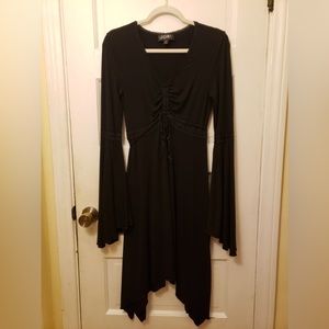 Widow Hex In Harmony Cinched Dress Size Medium from, Black color
